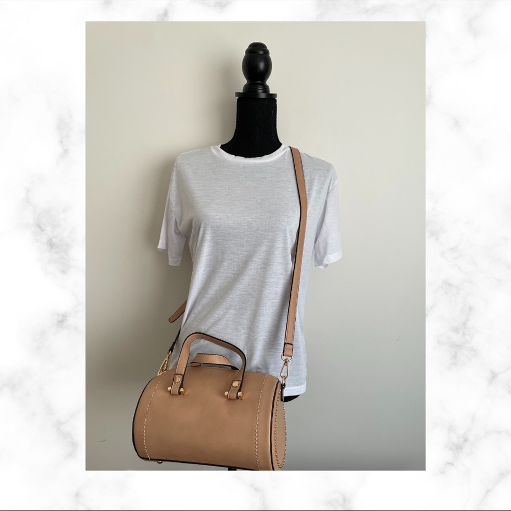 IZZY & ALI Nude Pink Studded Purse